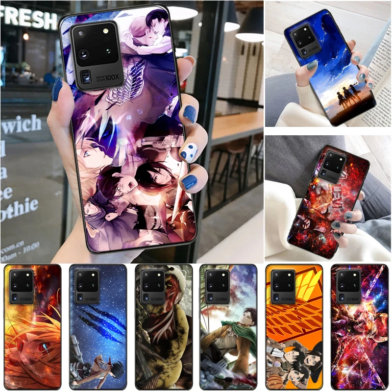 Attack On Titan Armin Arlert Levi Eren Jager Mikasa Ackerman Phone Case For Samsung Galaxy S20 Ultra FE Lite Plus Coque
Attack On Titan Armin Arlert Levi Eren Jager Mikasa Ackerman Phone Case For Samsung Galaxy S20 Ultra FE Lite Plus Coque
