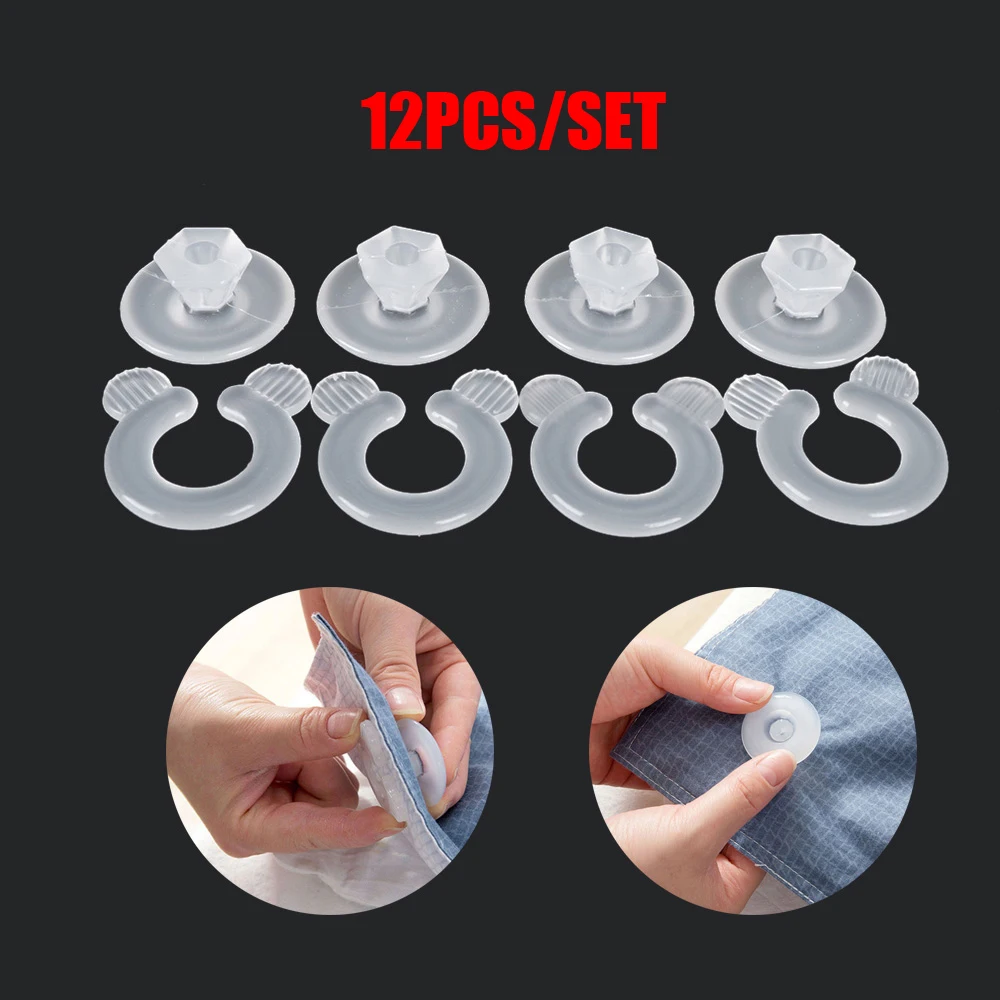 12 PCS /SET Quality Plastic Durable Comforter Clamp Bed Duvet Fastener Home Holder Sheet Clip Quilt Gripper Blanket Cover gadget
12 PCS /SET Quality Plastic Durable Comforter Clamp Bed Duvet Fastener Home Holder Sheet Clip Quilt Gripper Blanket Cover gadget