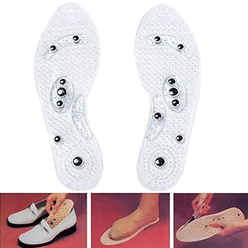 Men Women Slimming Magnetic Insoles Shoes Accessories Cutable Pain Relief Acupressure Therapy Helps Burn Fat Breathable Silicone
Men Women Slimming Magnetic Insoles Shoes Accessories Cutable Pain Relief Acupressure Therapy Helps Burn Fat Breathable Silicone