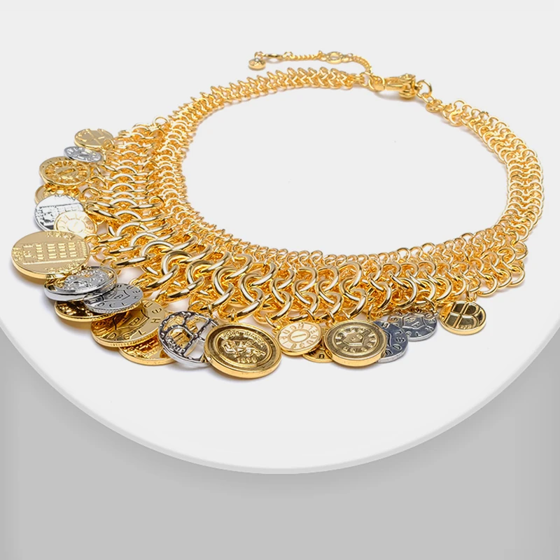 Gold And Sliber Colour Bohemian Gypsy Coin Pendant Charms India Cuba Style Nnecklace For Women Girl Gift
Gold And Sliber Colour Bohemian Gypsy Coin Pendant Charms India Cuba Style Nnecklace For Women Girl Gift