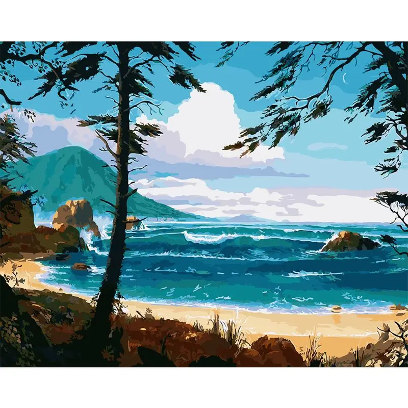 AMTMBS Beach Sea View Seascape DIY Painting By Numbers Adults For Drawing On Canvas Pictures By Numbers Home Wall Art Decor
AMTMBS Beach Sea View Seascape DIY Painting By Numbers Adults For Drawing On Canvas Pictures By Numbers Home Wall Art Decor