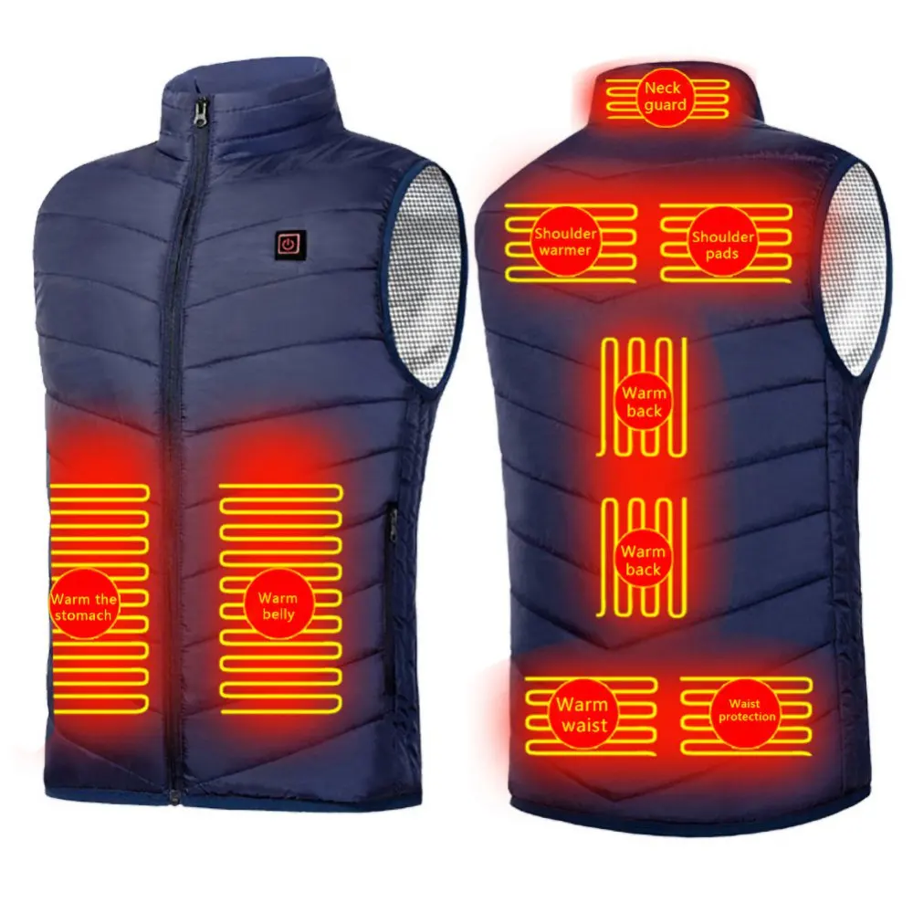 S-5XL 11 Places Winter Heating Jacket Men Women Usb Heated Jacket Heating Vest Thermal Clothing Hunting Vest
S-5XL 11 Places Winter Heating Jacket Men Women Usb Heated Jacket Heating Vest Thermal Clothing Hunting Vest