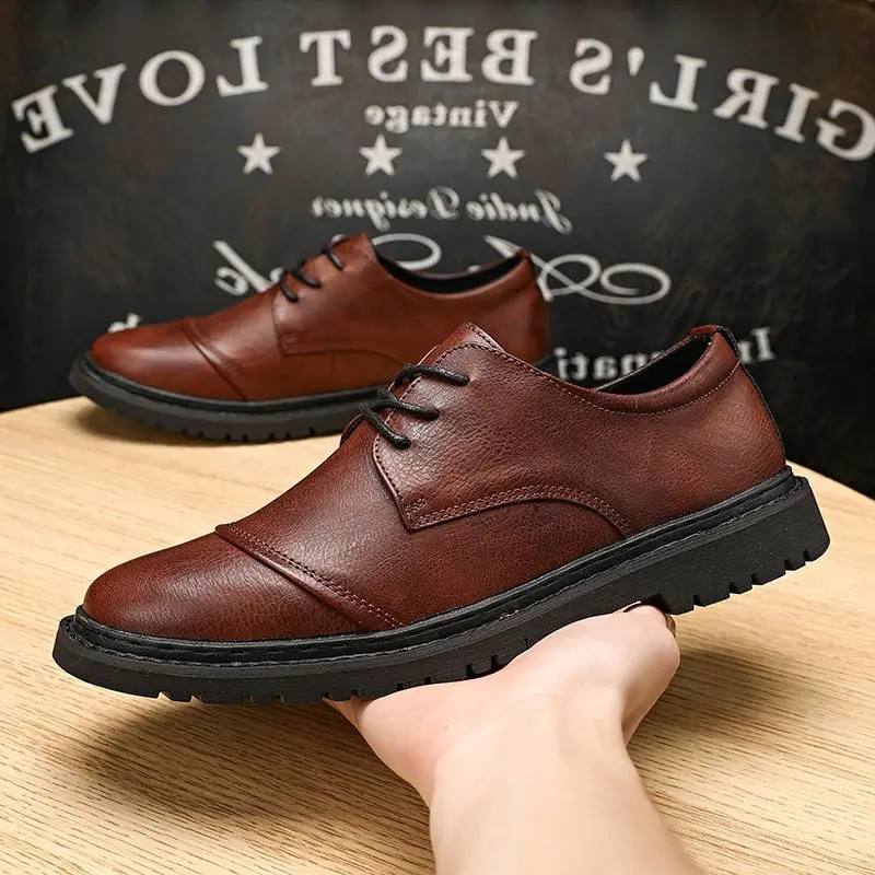 Lace Up Men Shoes PU Leather Casual Outdoors Classic Comfortable Tenis Masculino Mens Sneakers Chaussures Pour Hommes KS634
Lace Up Men Shoes PU Leather Casual Outdoors Classic Comfortable Tenis Masculino Mens Sneakers Chaussures Pour Hommes KS634