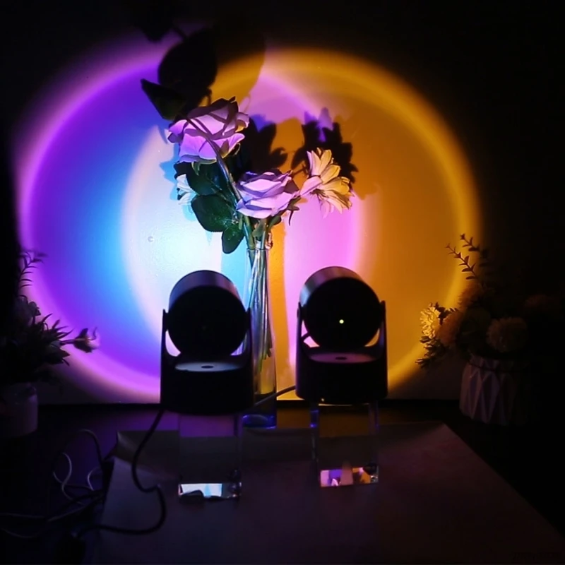 Sun-set Rainbow Projection Lamp with 90 Degree Rotation, Sun-set Light Romantic Led Light Living Room Bedroom Decor Wholesales
Sun-set Rainbow Projection Lamp with 90 Degree Rotation, Sun-set Light Romantic Led Light Living Room Bedroom Decor Wholesales