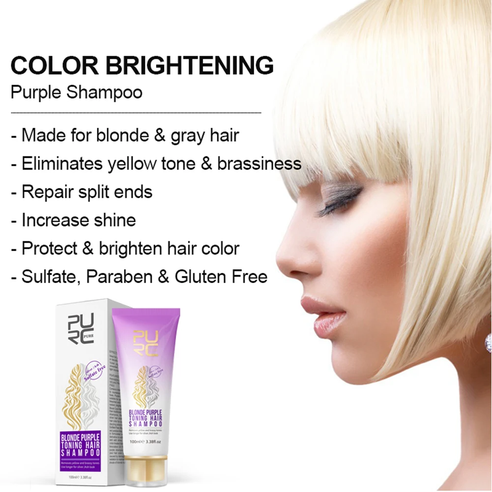 Purple Shampoo For Blond Hair Golden Shampoo Eliminates The Gray-silver Brass Color, Revitalizes Bleached And Prominent Hair
Purple Shampoo For Blond Hair Golden Shampoo Eliminates The Gray-silver Brass Color, Revitalizes Bleached And Prominent Hair