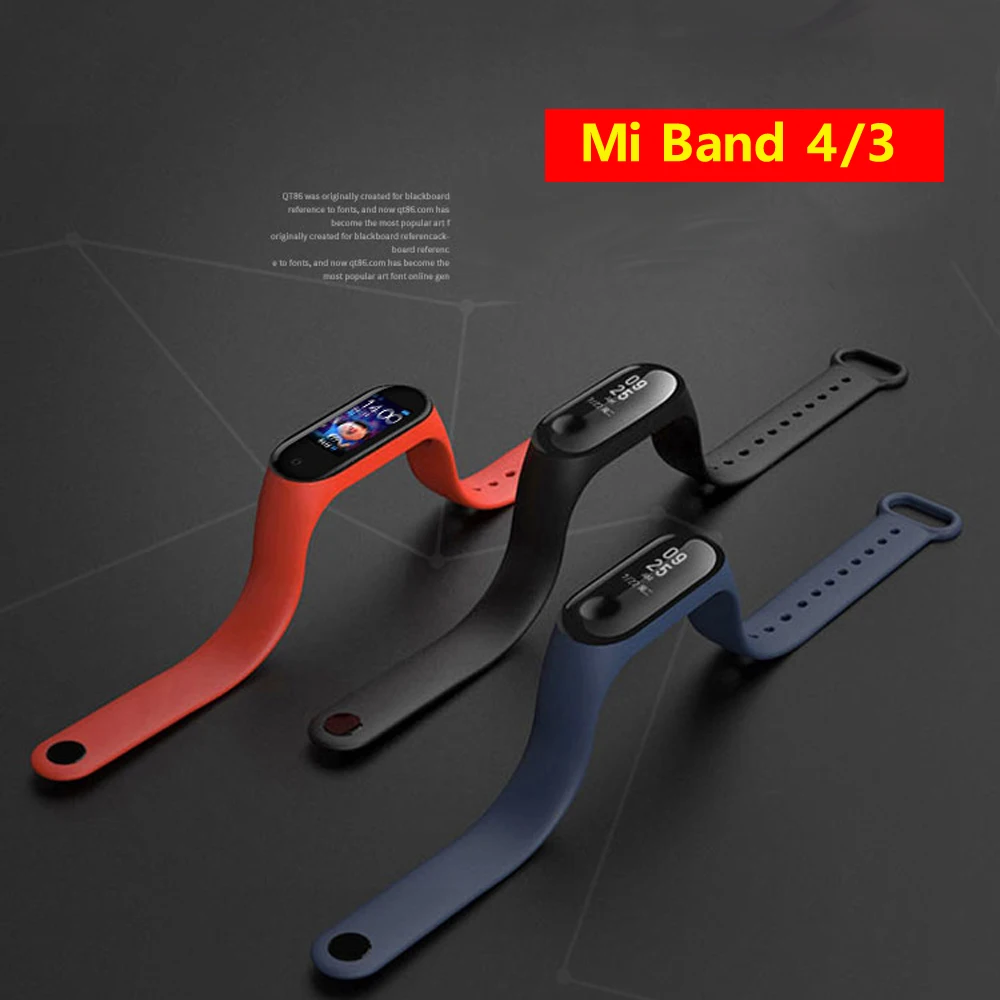 Ремешок для браслета 3 спортивный силиконовый браслет ремешок часов Mi Band band4 mi band 4