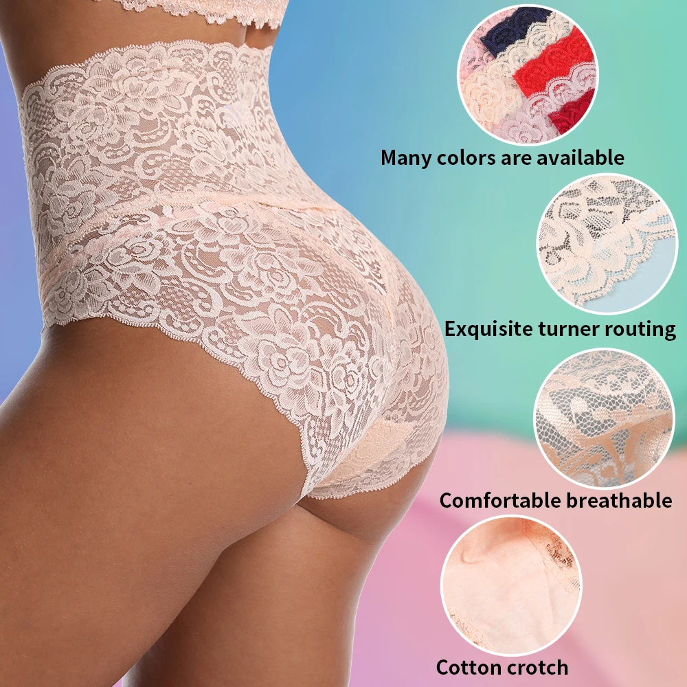 Lace panties women panties High waist Plus Size female sexy underwear Butt Lift Lingerie Seamless briefs Underpants breech
Lace panties women panties High waist Plus Size female sexy underwear Butt Lift Lingerie Seamless briefs Underpants breech
