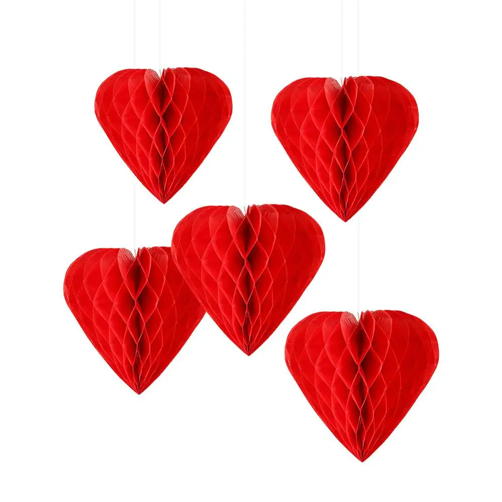 1pcs 8"(20cm) Heart Shaped Paper Honeycomb Balls Love Tissue Hanging Decoration Wedding Shower Valentine Engagement Party Decor
1pcs 8"(20cm) Heart Shaped Paper Honeycomb Balls Love Tissue Hanging Decoration Wedding Shower Valentine Engagement Party Decor