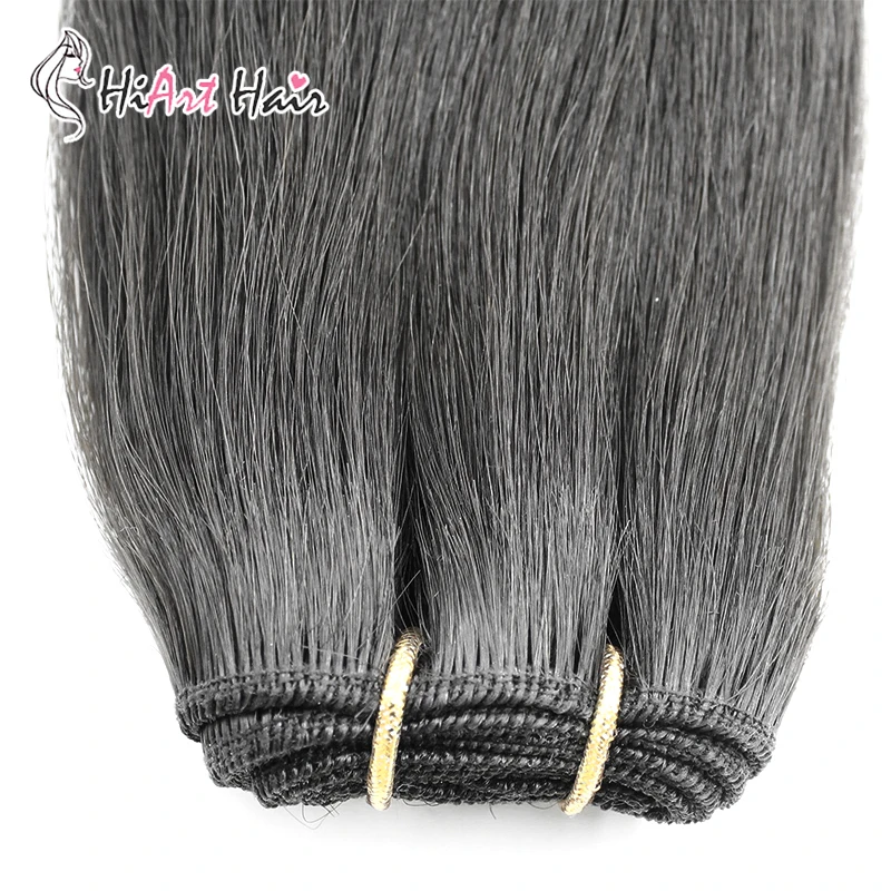 HiArt 100 г человеческие волосы для наращивания 100% Remy с двойным нарисованным краем 2020