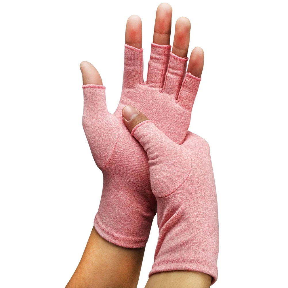 1pair Hand Arthritis Durable Washable Elastic Relief Therapy Compression Gloves Half-finger Joint Pain Health Care Lightweight
1pair Hand Arthritis Durable Washable Elastic Relief Therapy Compression Gloves Half-finger Joint Pain Health Care Lightweight
