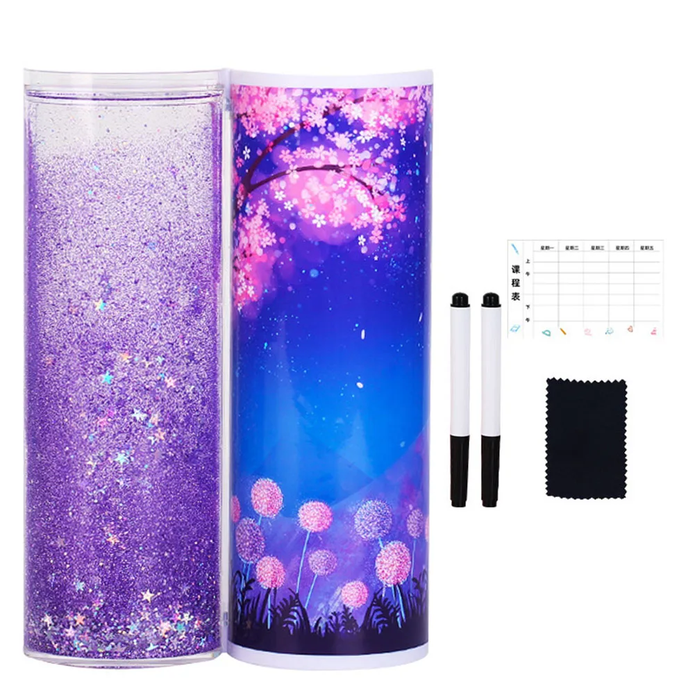 Quicksand Stationery Box Transparent Cylindrical Pencil Case Multi-Function Pen Case Portable VH99
Quicksand Stationery Box Transparent Cylindrical Pencil Case Multi-Function Pen Case Portable VH99