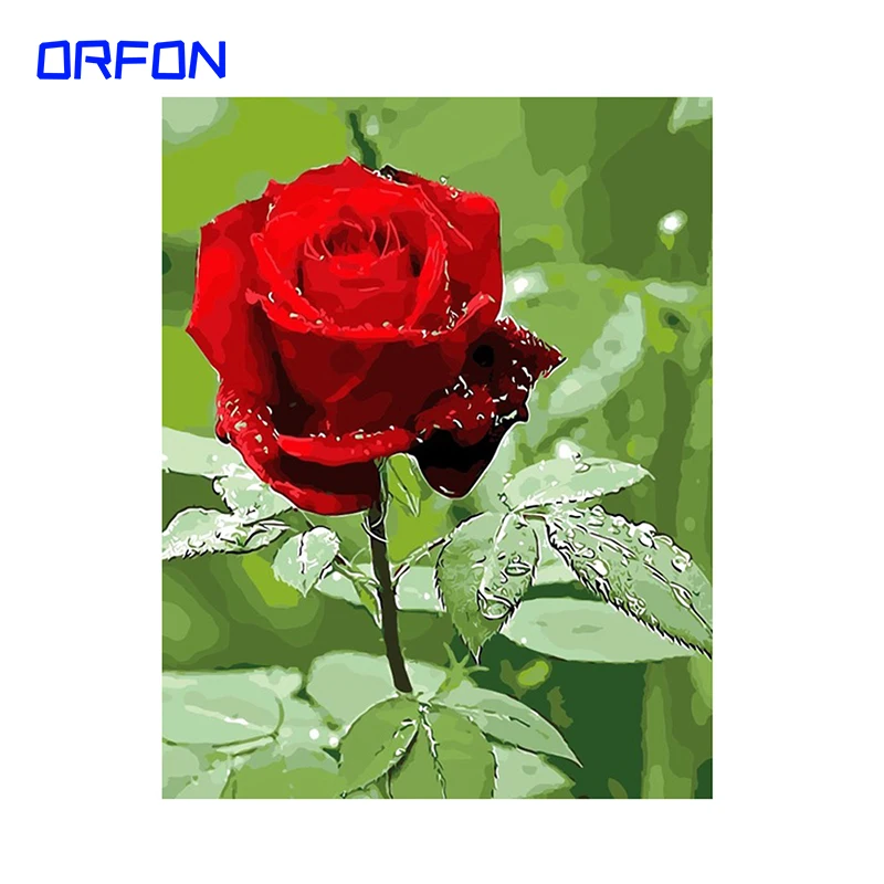 ORFON Frame rose DIY Painting By Numbers Kits Landscape Acrylic Paint By Number Unique Gift For Home Decor 40x50cm
ORFON Frame rose DIY Painting By Numbers Kits Landscape Acrylic Paint By Number Unique Gift For Home Decor 40x50cm
