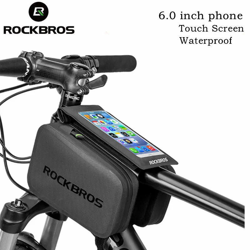 ROCKBROS Bicycle Bag Bike Frame Bag Cycling Waterproof Front Bag Touch Screen Phone Case Two Side Tool Bike Bags Accessories
ROCKBROS Bicycle Bag Bike Frame Bag Cycling Waterproof Front Bag Touch Screen Phone Case Two Side Tool Bike Bags Accessories