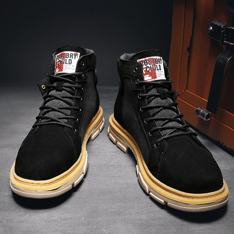 Casual Boots Men Casual Fashion Sneakers Sports Shoes Black Leather Men Boots Outdoor Footwear Men's 2020 Flat Mens
Casual Boots Men Casual Fashion Sneakers Sports Shoes Black Leather Men Boots Outdoor Footwear Men's 2020 Flat Mens