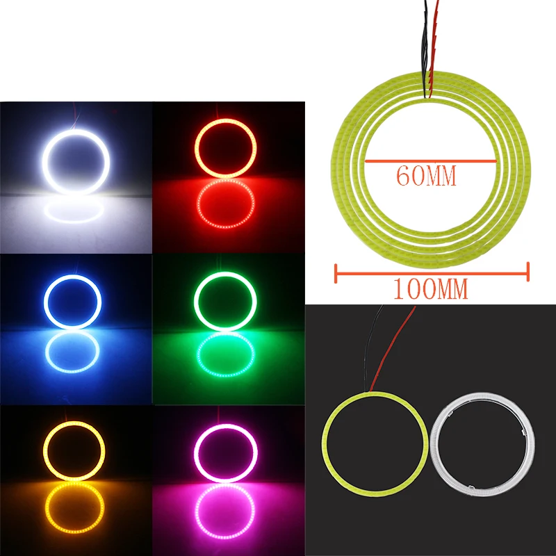 TraceBest 2 pcs Daytime Running Headlight Lamp Car Angel Eyes Led Halo Ring Headlight DRL 12V 60MM 70MM 80MM 90MM 100MM 110MM
TraceBest 2 pcs Daytime Running Headlight Lamp Car Angel Eyes Led Halo Ring Headlight DRL 12V 60MM 70MM 80MM 90MM 100MM 110MM