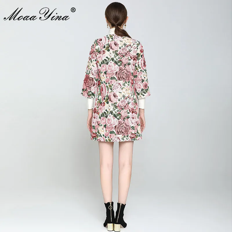 MoaaYina Fashion Designer Long Windbreaker Long sleeve Flowers Jacquard Beaded Runway Covered Button Windbreaker Coat
MoaaYina Fashion Designer Long Windbreaker Long sleeve Flowers Jacquard Beaded Runway Covered Button Windbreaker Coat