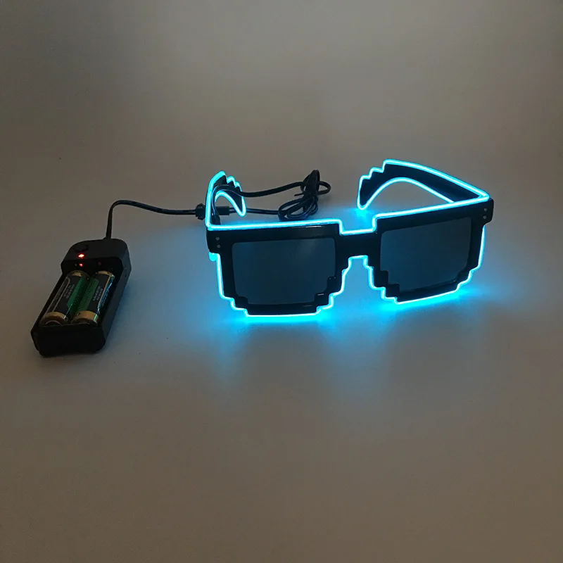 DIY color glasses Pixel Light Up El Wire Led Flashing Glasses EDM EDC Party Bar Accessory Sunglasses
DIY color glasses Pixel Light Up El Wire Led Flashing Glasses EDM EDC Party Bar Accessory Sunglasses