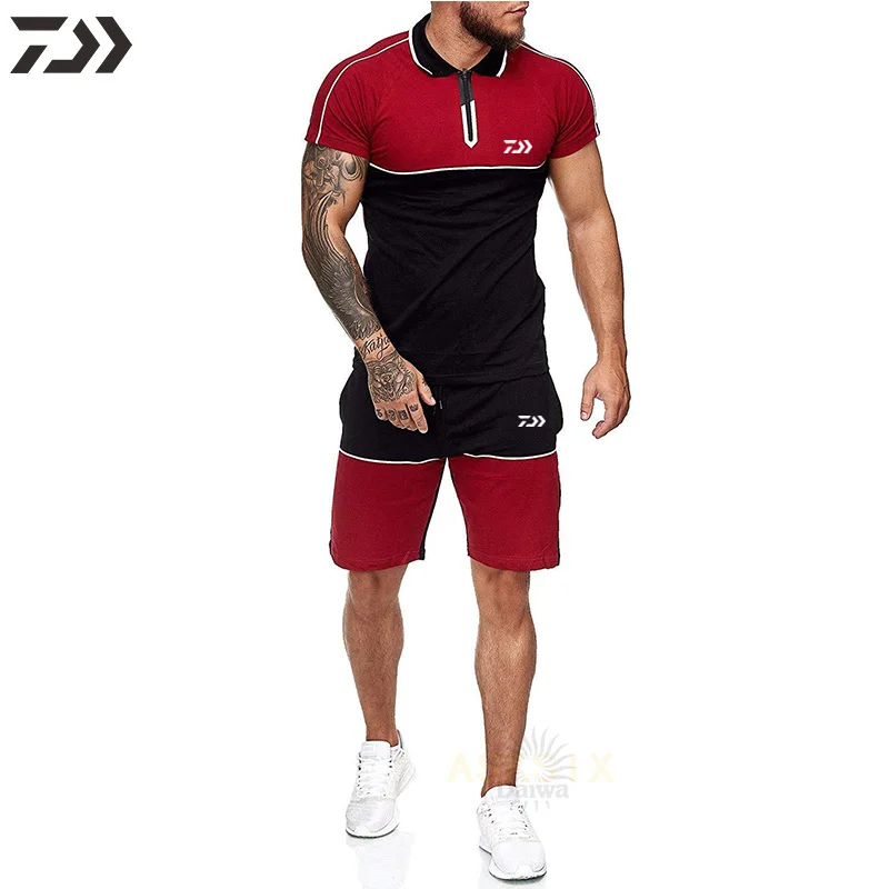 Daiwa Patchwork Fishing Suit Men Breathable Quick Dry Fishing Clothing Anti-sweat Casul Outdoor Sport Fishing Tee Fishing Shorts
Daiwa Patchwork Fishing Suit Men Breathable Quick Dry Fishing Clothing Anti-sweat Casul Outdoor Sport Fishing Tee Fishing Shorts