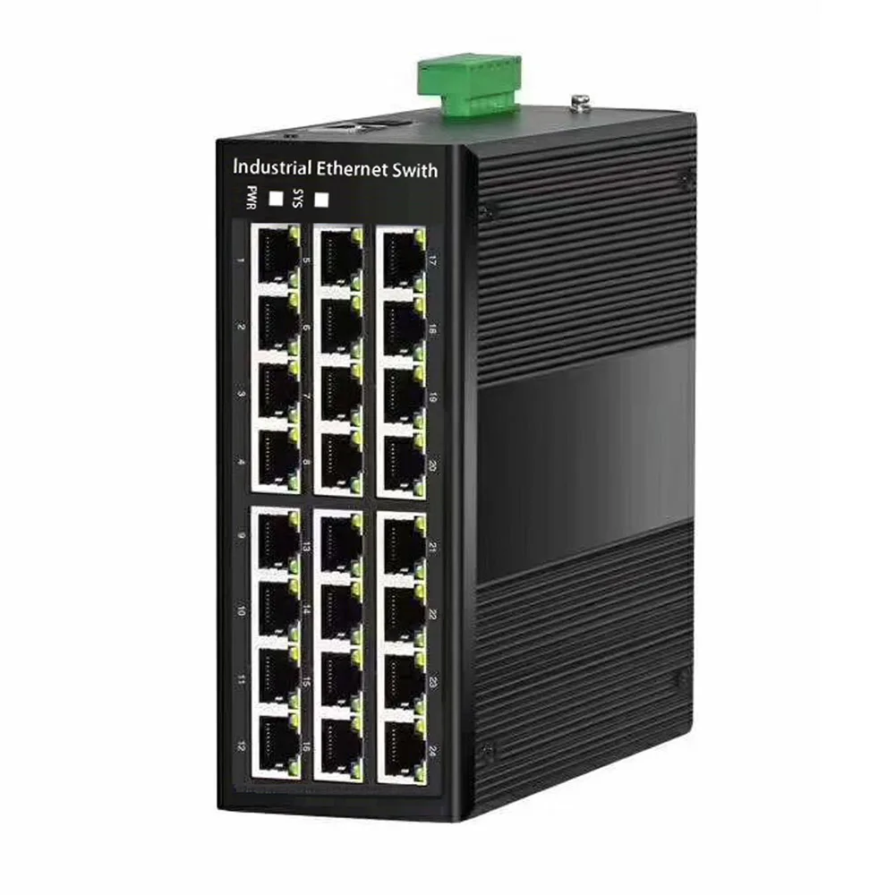Промышленный управляемый коммутатор Ethernet с 24 портами 10/100/1000Base-T, упрочненный гигабитный коммутатор Ethernet
Промышленный управляемый коммутатор Ethernet с 24 портами 10/100/1000Base-T, упрочненный гигабитный коммутатор Ethernet