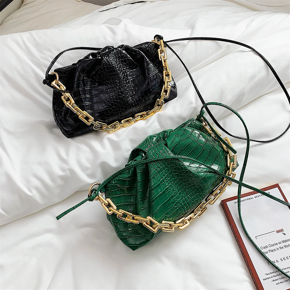 Fashion Shopper Crossbody Bags for Women 2021 Trend Alligator Soft PU Female Simple Totes Cloud Pleated Shoulder Clutch Bags
Fashion Shopper Crossbody Bags for Women 2021 Trend Alligator Soft PU Female Simple Totes Cloud Pleated Shoulder Clutch Bags