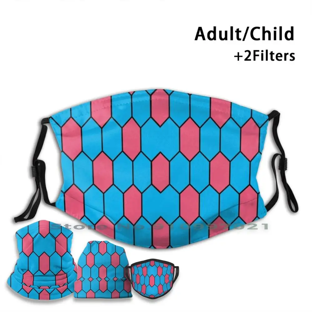 Milotic Scales Reusable Mouth Face Mask With Filters For Child Adult Pattern Milotic Blue Pink Red Hexagon
Milotic Scales Reusable Mouth Face Mask With Filters For Child Adult Pattern Milotic Blue Pink Red Hexagon