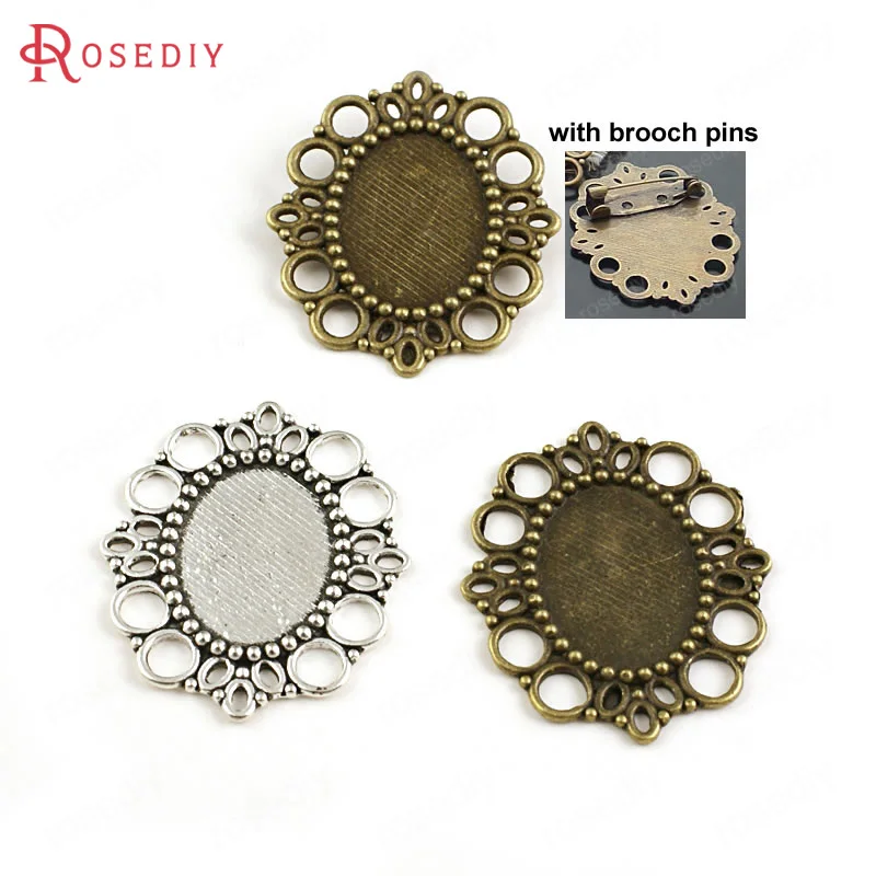 (C055)10 pieces inside size:25*18mm Oval Settings Trays Bezels Base Fit Cabochon Beads for Photo Pendants or Brooch Making
(C055)10 pieces inside size:25*18mm Oval Settings Trays Bezels Base Fit Cabochon Beads for Photo Pendants or Brooch Making