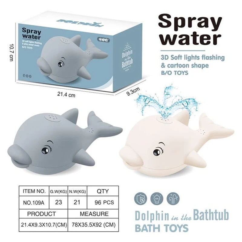 Bath Toys Water Toys Baby Children Whale Electric Induction Sprinkler Music Colorful Lights Baby Play Animals Swimming Float Toy
Bath Toys Water Toys Baby Children Whale Electric Induction Sprinkler Music Colorful Lights Baby Play Animals Swimming Float Toy