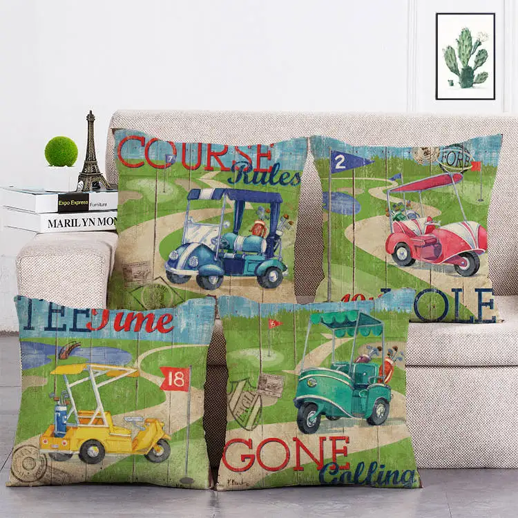 Course Car 19th Hole Tee Time Pattern Sofa Throw Pillow Case Sun Moon Flowers Colorful Dream Fantasy Cushion Cover T227
Course Car 19th Hole Tee Time Pattern Sofa Throw Pillow Case Sun Moon Flowers Colorful Dream Fantasy Cushion Cover T227