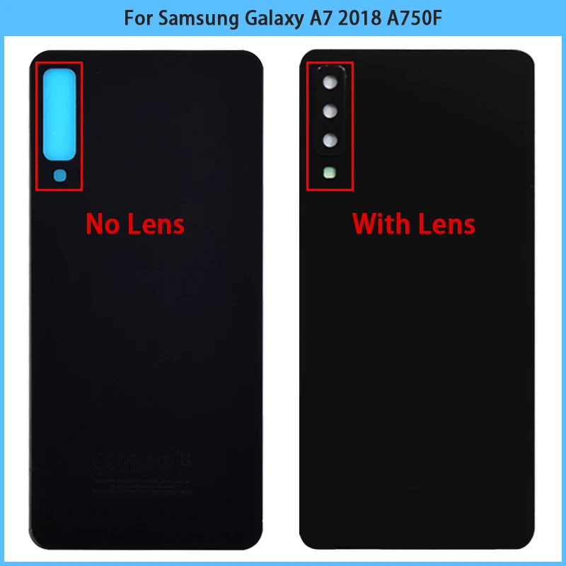 Новый чехол с аккумулятором A750 для Samsung Galaxy A7 2018 A750F задняя крышка со стеклом