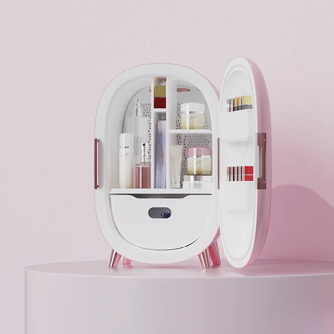 Home electric appliances make up cosmetic Makeup Organizers mini beauty refrigerator
Home electric appliances make up cosmetic Makeup Organizers mini beauty refrigerator