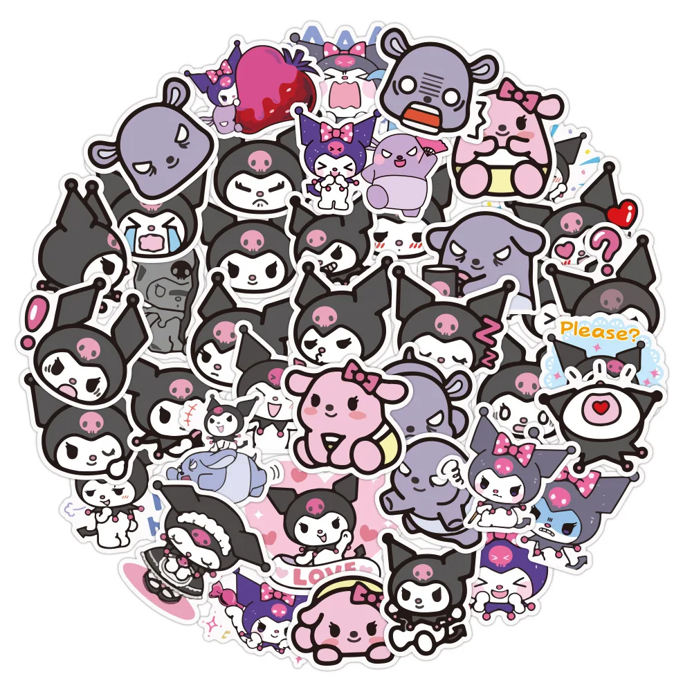 50Pcs Kuromi Cute Stickers Kawaii Anime Sticker Diary Album Skateboard Cartoon Waterproof Graffiti Decals Child Toy Classic Gift
50Pcs Kuromi Cute Stickers Kawaii Anime Sticker Diary Album Skateboard Cartoon Waterproof Graffiti Decals Child Toy Classic Gift