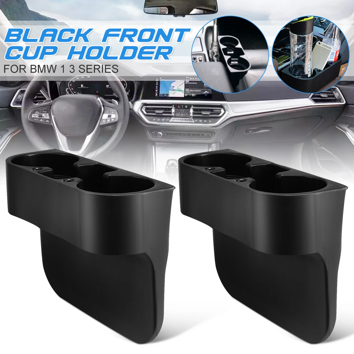 Car Black Front Drink Phone Cup Holder For BMW 335 535 e30 e36 e39 e46 e60 e90 z4 1 3 5 series Car Ognizer Storage Accessories
Car Black Front Drink Phone Cup Holder For BMW 335 535 e30 e36 e39 e46 e60 e90 z4 1 3 5 series Car Ognizer Storage Accessories