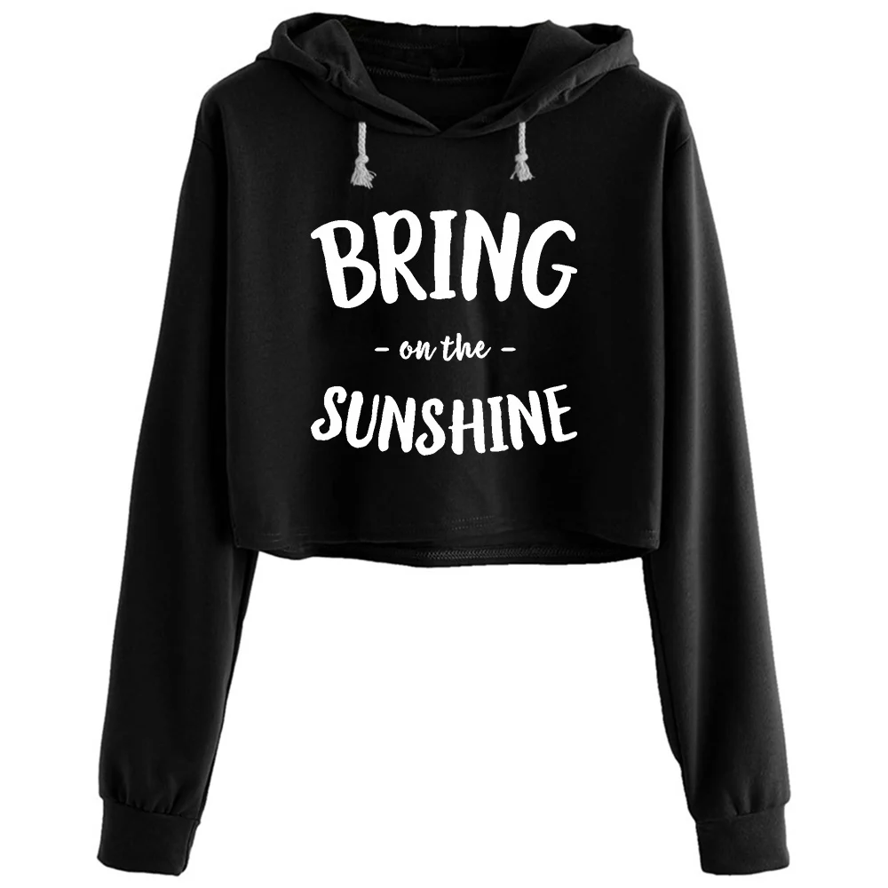 Bring On The Sunshine Crop Hoodies Women Kpop Korean Y2k Kawaii Pullover For Girls
Bring On The Sunshine Crop Hoodies Women Kpop Korean Y2k Kawaii Pullover For Girls