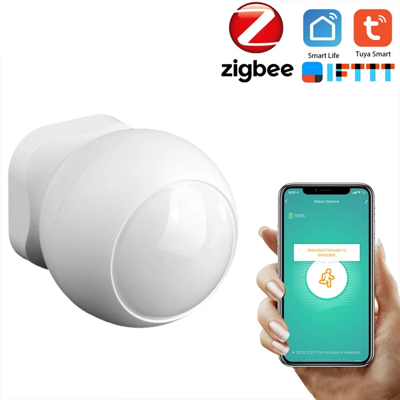 Беспроводной пассивный инфракрасный датчик движения Tuya ZigBee, умный детектор охранной сигнализации с управлением через приложение
Беспроводной пассивный инфракрасный датчик движения Tuya ZigBee, умный детектор охранной сигнализации с управлением через приложение