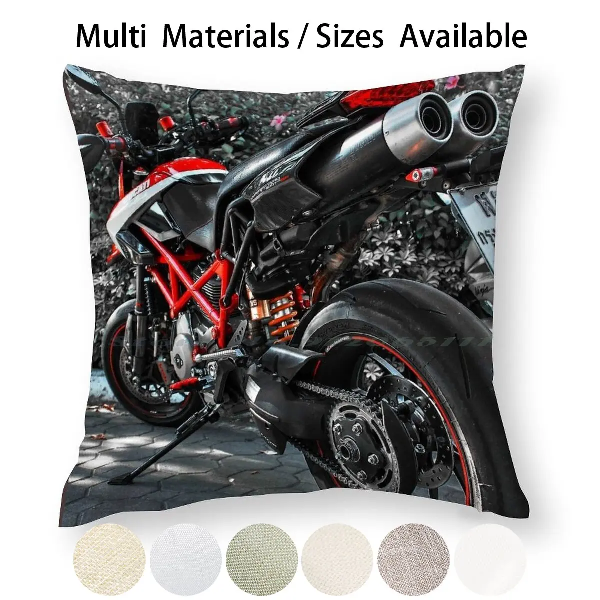 Чехол для подушки Hypermotard хлопково-Льняная наволочка езды на велосипеде и