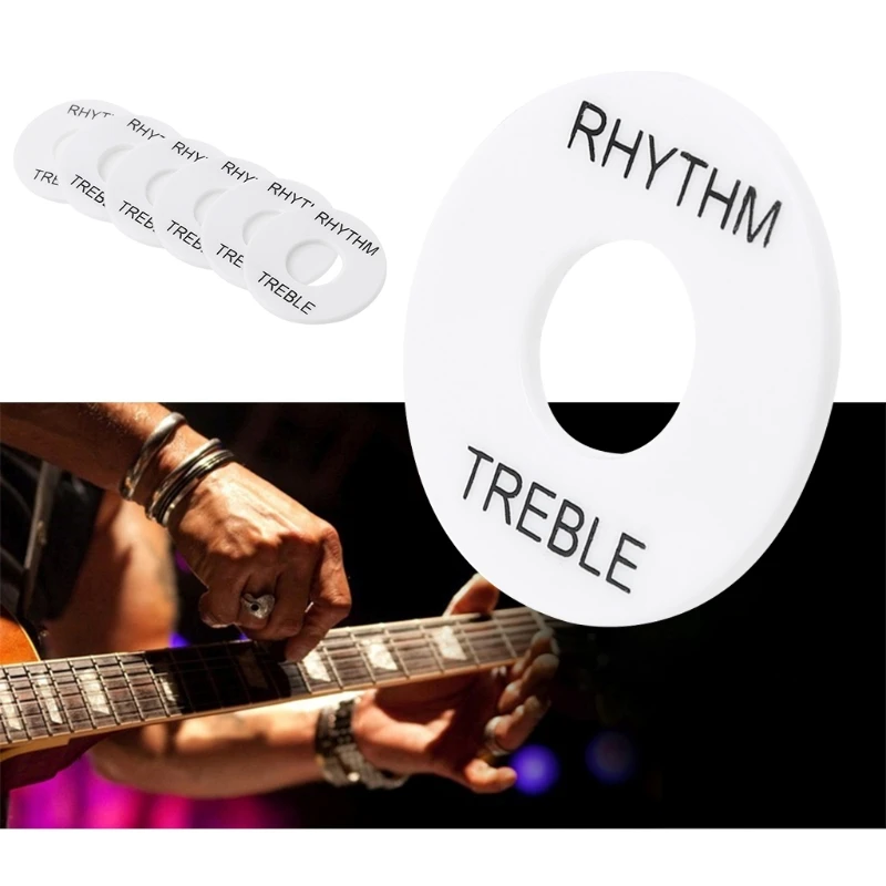 6pcs White LP Guitar Toggle Switch Washer Plate Rhythm Treble Ring Guitar Part Accessories
6pcs White LP Guitar Toggle Switch Washer Plate Rhythm Treble Ring Guitar Part Accessories