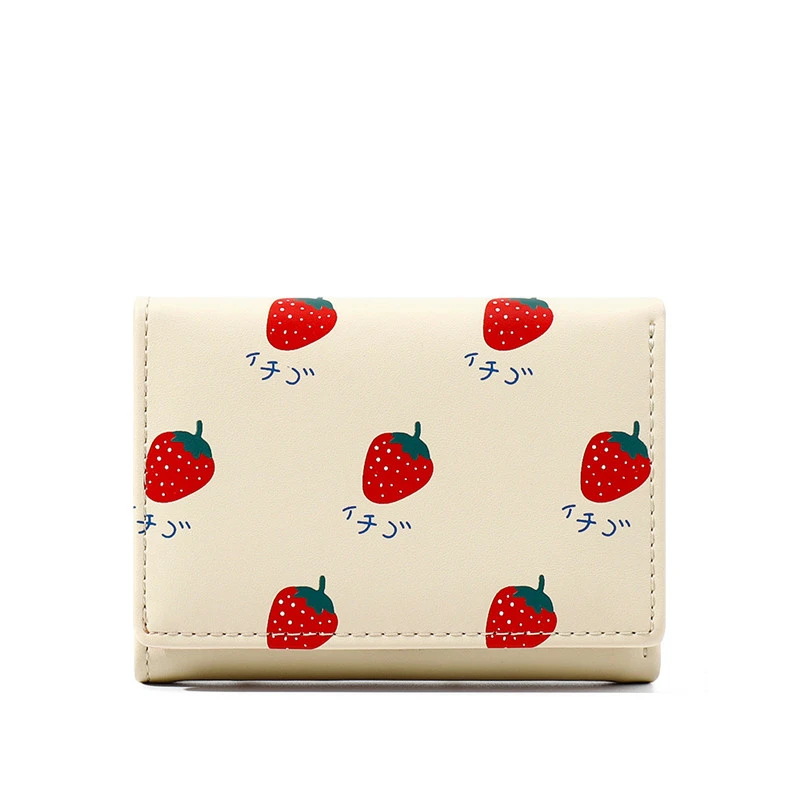 Korean Fresh Fruit Women Pu Leather Standard Short Wallet Girls Coin Purse Key Wallet For Female Daily Clutch Purses Wholesale
Korean Fresh Fruit Women Pu Leather Standard Short Wallet Girls Coin Purse Key Wallet For Female Daily Clutch Purses Wholesale