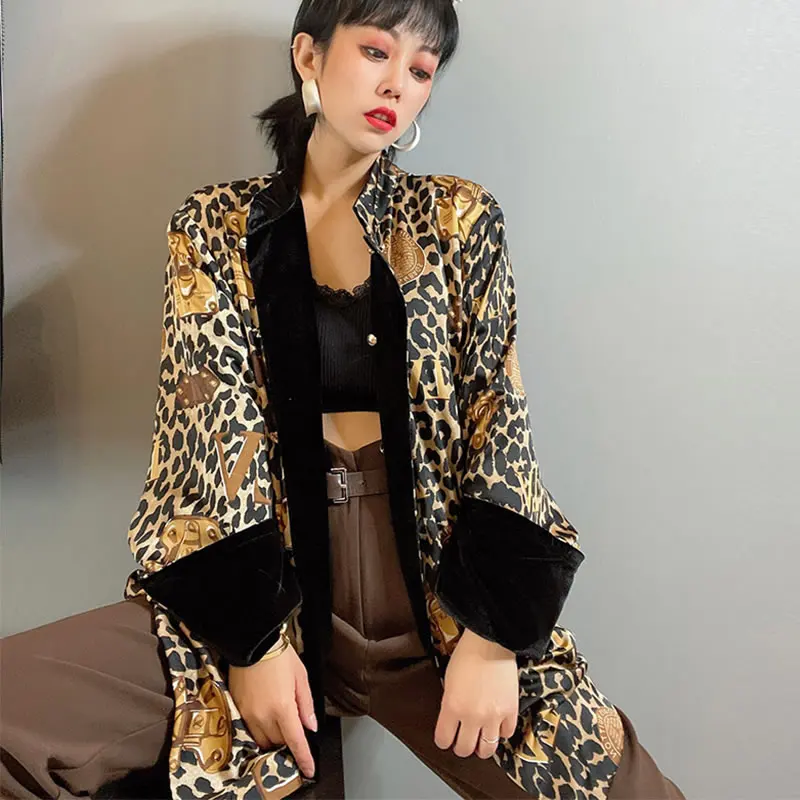 XITAO Leopard Jacket Fashion New Women Minority Full Sleeve 2021 Summer Single Breast Vintage Casual Style Loose Coat WMD0063
XITAO Leopard Jacket Fashion New Women Minority Full Sleeve 2021 Summer Single Breast Vintage Casual Style Loose Coat WMD0063