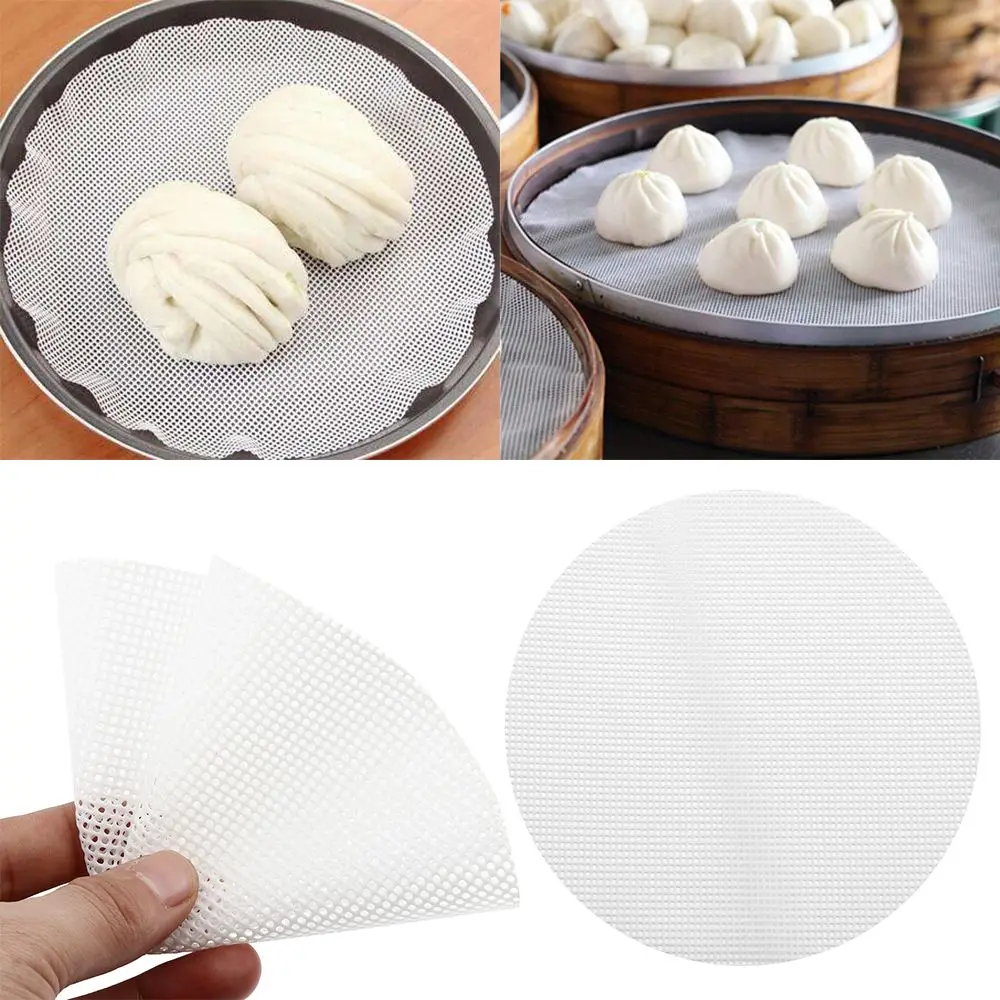 White Kitchen Accessories Cookware Non-Stick Steamer Pad Silicone Mat Dim Sum Paper Cooking Tools
White Kitchen Accessories Cookware Non-Stick Steamer Pad Silicone Mat Dim Sum Paper Cooking Tools