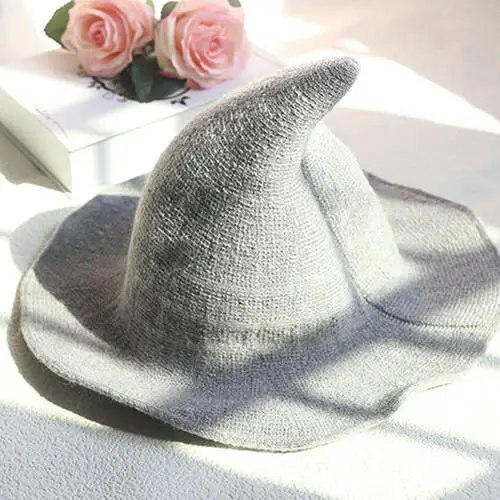 1 Piece Modern Halloween Witch Hat Woolen Women Lady Made From Fashionable Sheep Wool Halloween Party hat festival party hat
1 Piece Modern Halloween Witch Hat Woolen Women Lady Made From Fashionable Sheep Wool Halloween Party hat festival party hat