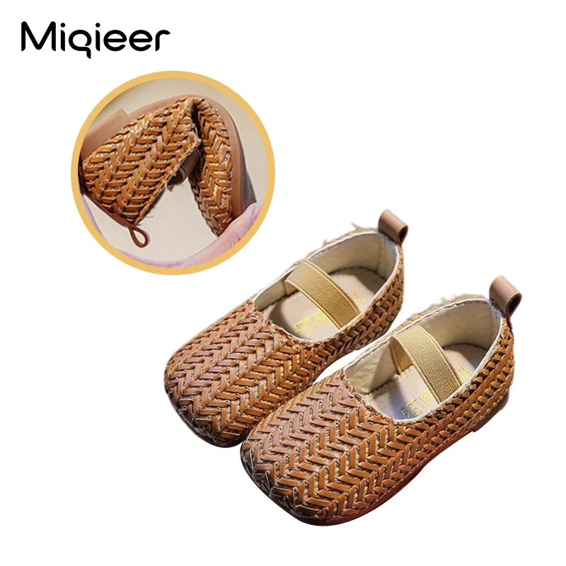 Children Shoes Girls Fshion PU Braid Princess Shoes Kids Baby Casual Soft Bottom Non-slip Square Sandals Toe Flats Single Shoes
Children Shoes Girls Fshion PU Braid Princess Shoes Kids Baby Casual Soft Bottom Non-slip Square Sandals Toe Flats Single Shoes