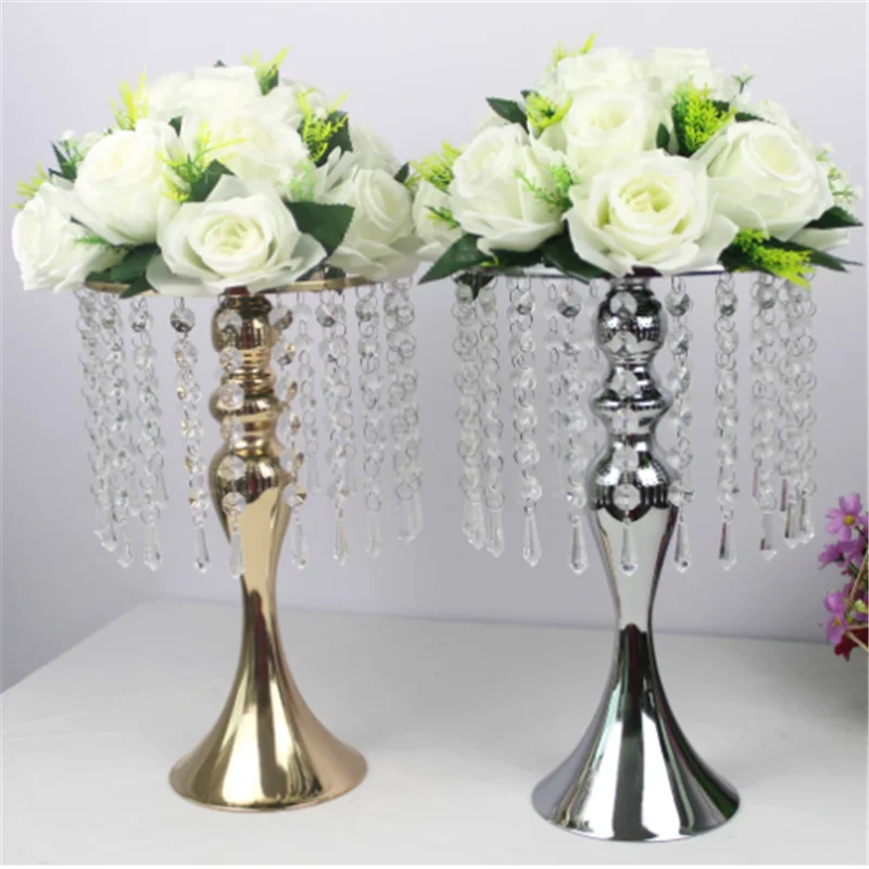 Exquisite Flower Vase Twist Shape Stand Golden / Silvery Wedding / Table Centerpiece 52cm Tall Road Lead Home Decor
Exquisite Flower Vase Twist Shape Stand Golden / Silvery Wedding / Table Centerpiece 52cm Tall Road Lead Home Decor
