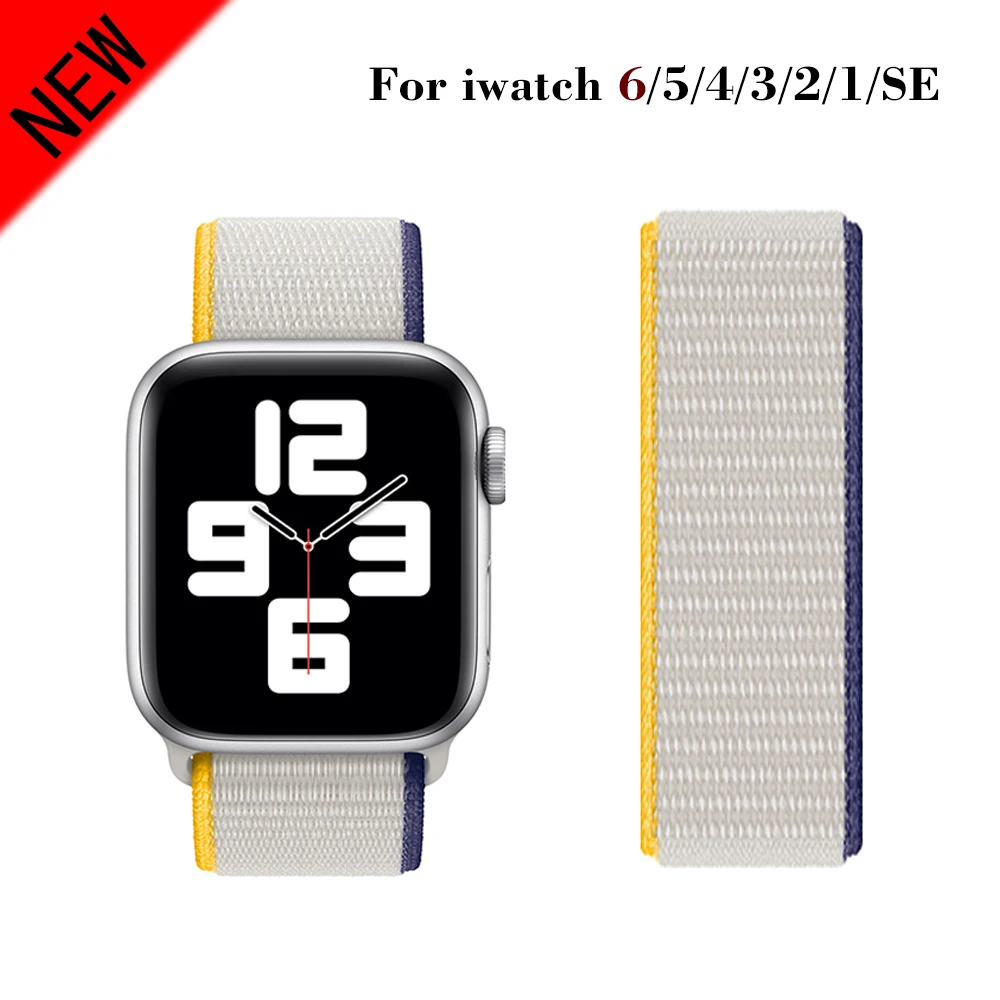 Nylon Strap for Apple watch band 44mm 40mm 42mm 38mm smartwatch wristband belt loop bracelet iWatch 1 2 3 4 5 6 se band
Nylon Strap for Apple watch band 44mm 40mm 42mm 38mm smartwatch wristband belt loop bracelet iWatch 1 2 3 4 5 6 se band
