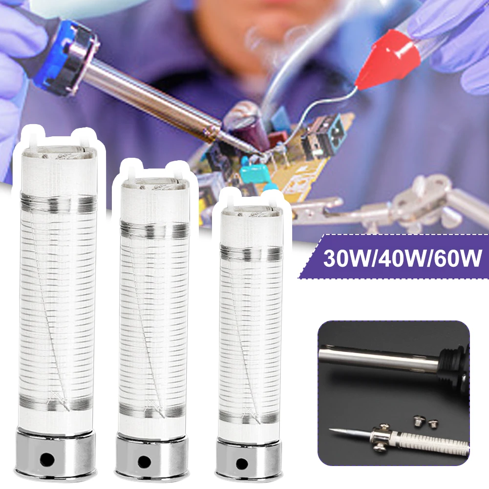30W 40W 60W Electric Soldering Iron Heating Core Durable External Fast Heating Element Heater Core Welding Tools Accessories
30W 40W 60W Electric Soldering Iron Heating Core Durable External Fast Heating Element Heater Core Welding Tools Accessories