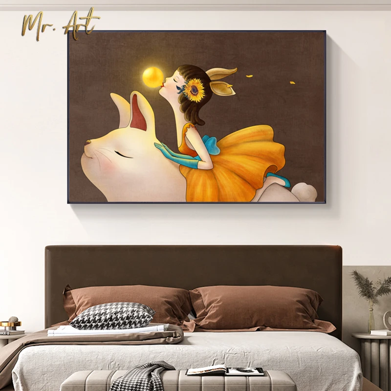 Woman Girl Wall Art Canvas Painting Nordic Posters and Prints Balloon Wall Pictures for Living Room Bedroom Modern Home Decor
Woman Girl Wall Art Canvas Painting Nordic Posters and Prints Balloon Wall Pictures for Living Room Bedroom Modern Home Decor