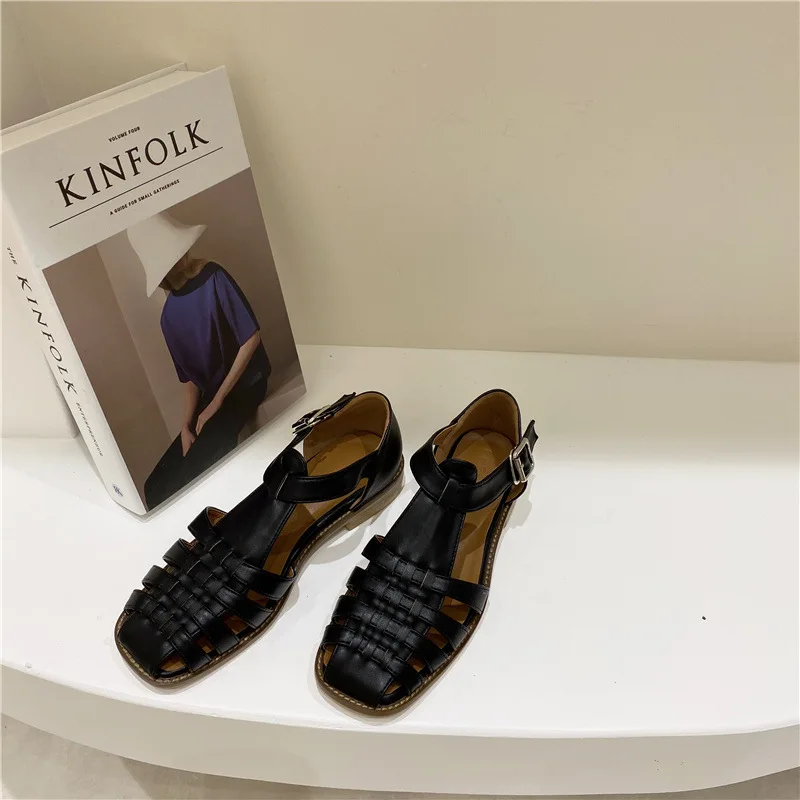 Sandal Wrap Top breathable thick heel soft sole women's classic sandals women's 2021 antiskid leisure flat heel shoes women's
Sandal Wrap Top breathable thick heel soft sole women's classic sandals women's 2021 antiskid leisure flat heel shoes women's