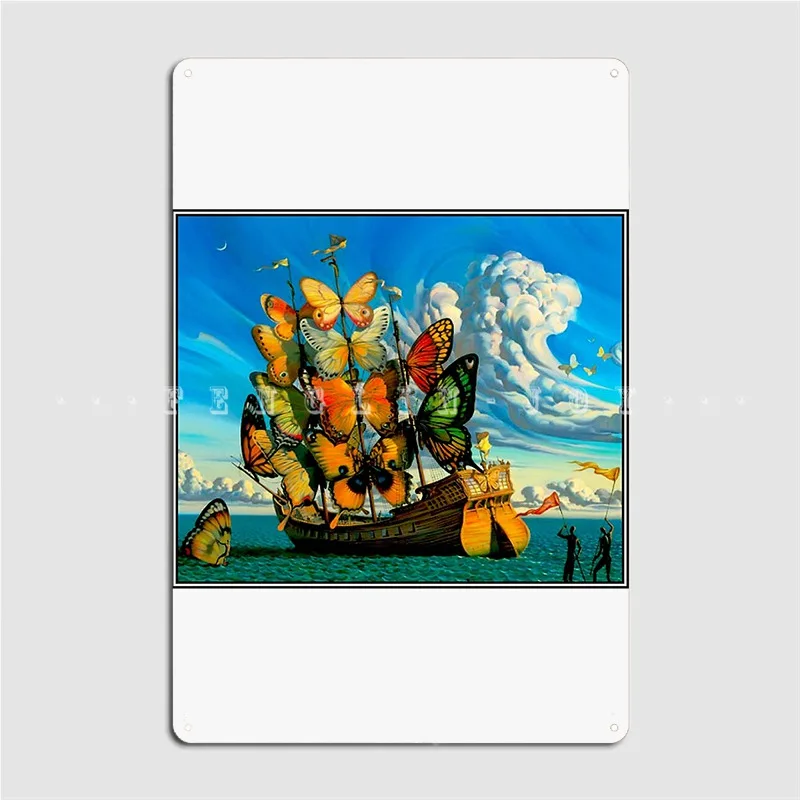 Винтажный фантазийный абстрактный Печатный металлический постер с изображением корабля бабочки, клубной стены
Винтажный фантазийный абстрактный Печатный металлический постер с изображением корабля бабочки, клубной стены