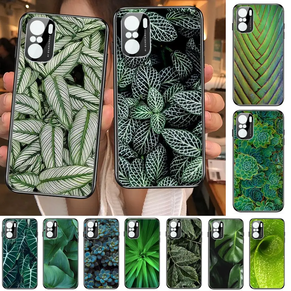 Tropical Green Plant Leaves Phone Case For xiaomi redmi POCO F1 F2 F3 X3 Pro M3 9C 10T Lite NFC Black Cover Silicone Back Prett
Tropical Green Plant Leaves Phone Case For xiaomi redmi POCO F1 F2 F3 X3 Pro M3 9C 10T Lite NFC Black Cover Silicone Back Prett