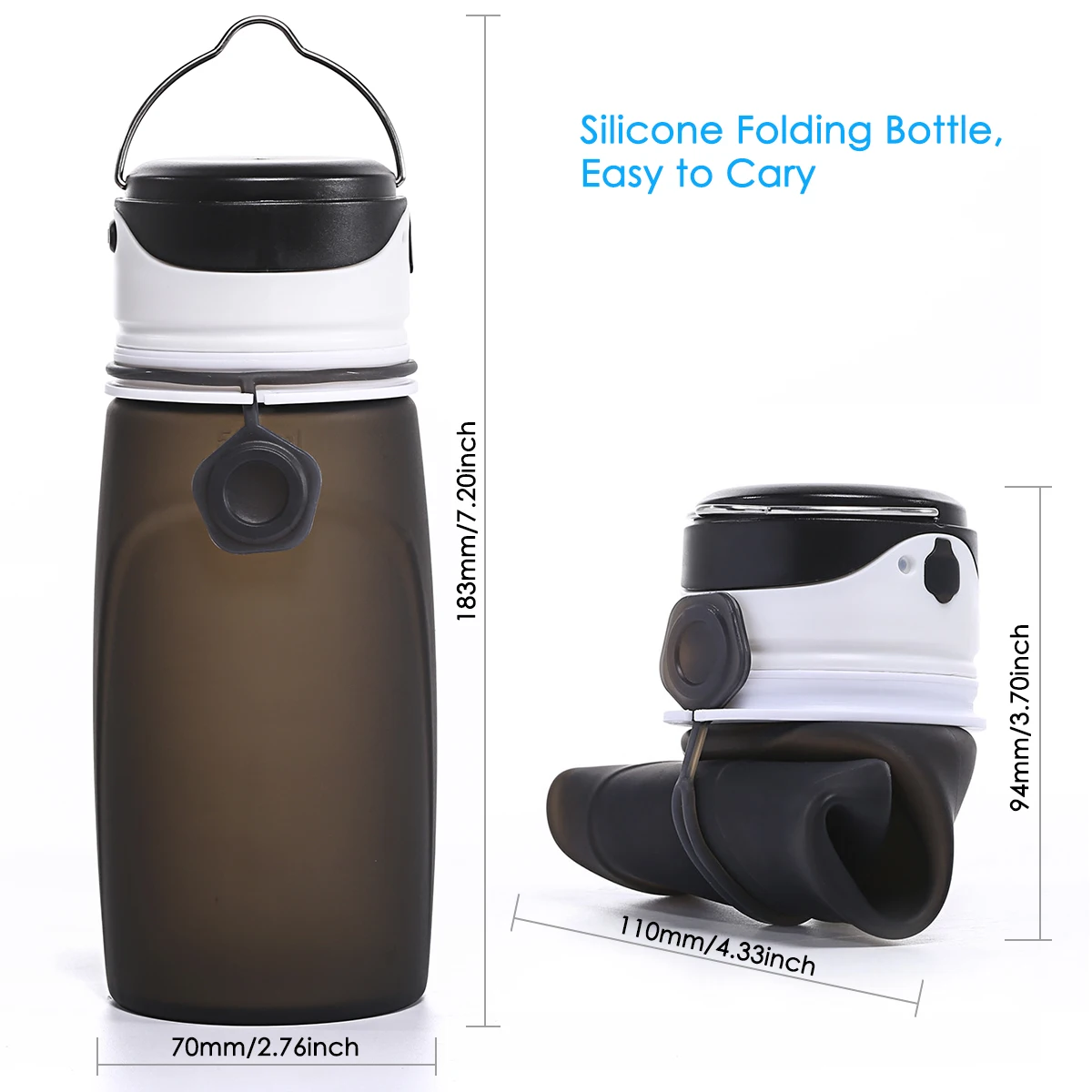 ON SALE 550ml Portable Silicone Water Bottle Outdoor Travel For Sport Camping Hiking W/ Flash Light USB Charge Drinking Bottle
ON SALE 550ml Portable Silicone Water Bottle Outdoor Travel For Sport Camping Hiking W/ Flash Light USB Charge Drinking Bottle