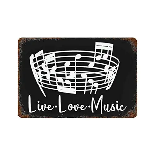 PENGNO Live Love Music Metal Wall Poster Tin Sign Vintage BBQ Restaurant Dinner Room Cafe Shop Decor
PENGNO Live Love Music Metal Wall Poster Tin Sign Vintage BBQ Restaurant Dinner Room Cafe Shop Decor